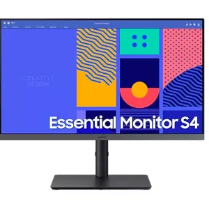 MONITOR SAMSUNG ESSENTIAL S4 LS24C432GANXZA/ 100HZ/ 4MS/ FHD/ HDMI/ DP/ 24"