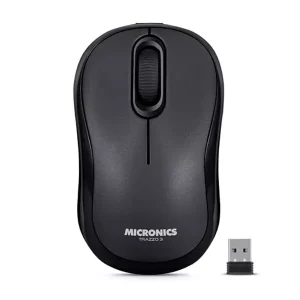 MOUSE MICRONICS TRAZZO3 MIC M700-3M BLACK BT/ WIRELESS USB-C RECARGABLE