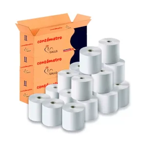 Papel Contometro Térmico GALLO 80 X 83MTS - 48GR (Caja X 20 und)
