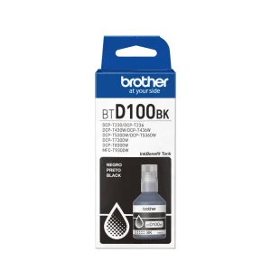 Tinta Brother BTD100BK Negro 108ml T230, T430W, T530DW, T730DW, T930DW